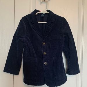 Boys navy corduroy blazer